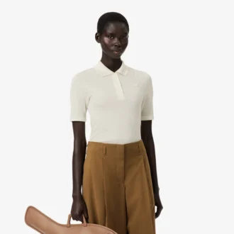 Polo Runway Slim Fit en soie Mini-Piqua