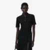 Polo Runway Slim Fit en soie Mini-Piqua Polo Runway Slim Fit en soie Mini-Piqua