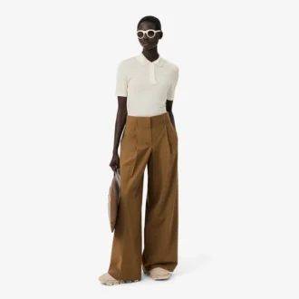 Polo Runway Slim Fit en soie Mini-Piqua