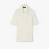 Polo Runway Slim Fit en soie Mini-Piqua Polo Runway Slim Fit en soie Mini-Piqua