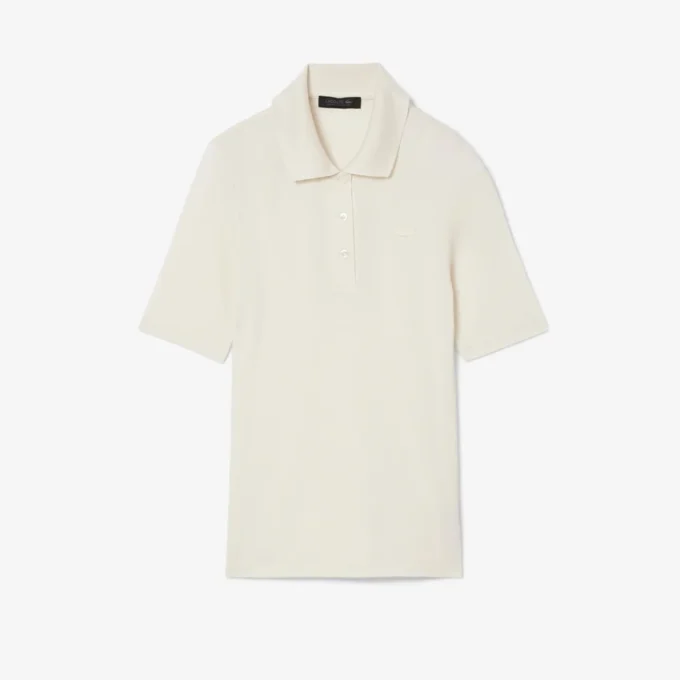 Polo Runway Slim Fit en soie Mini-Piqua Polo Runway Slim Fit en soie Mini-Piqua