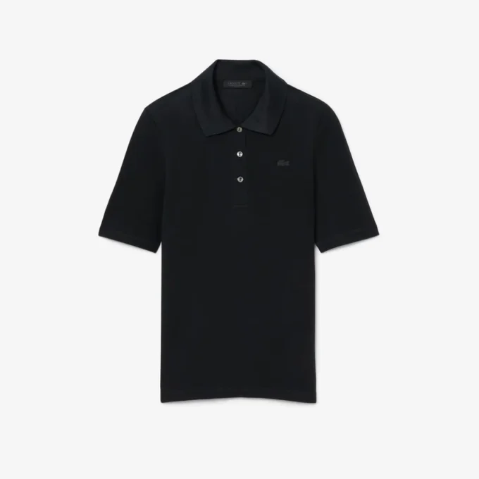 Polo Runway Slim Fit en soie Mini-Piqua Polo Runway Slim Fit en soie Mini-Piqua