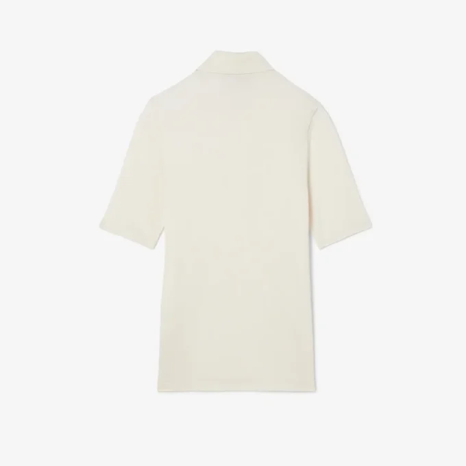 Polo Runway Slim Fit en soie Mini-Piqua Polo Runway Slim Fit en soie Mini-Piqua