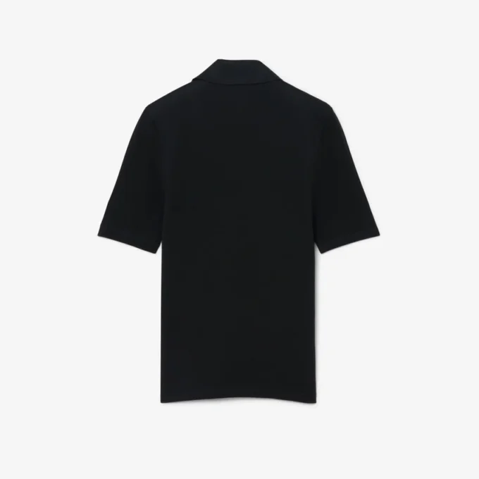 Polo Runway Slim Fit en soie Mini-Piqua Polo Runway Slim Fit en soie Mini-Piqua