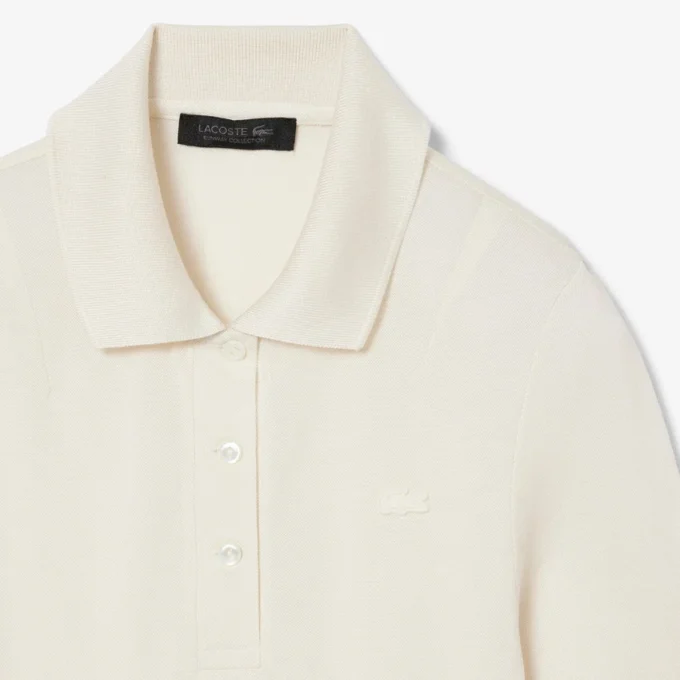 Polo Runway Slim Fit en soie Mini-Piqua Polo Runway Slim Fit en soie Mini-Piqua