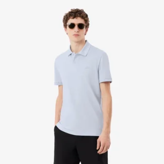 Polo Slim Fit en piqué griffé