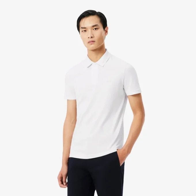Polo Slim Fit en piqué griffé Polo Slim Fit en piqué griffé