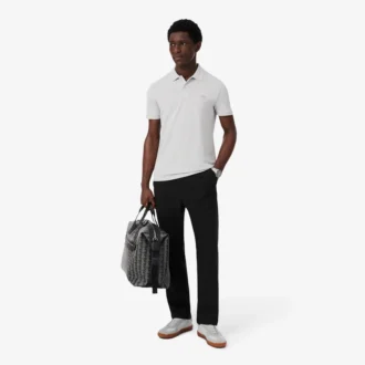 Polo Slim Fit en piqué griffé