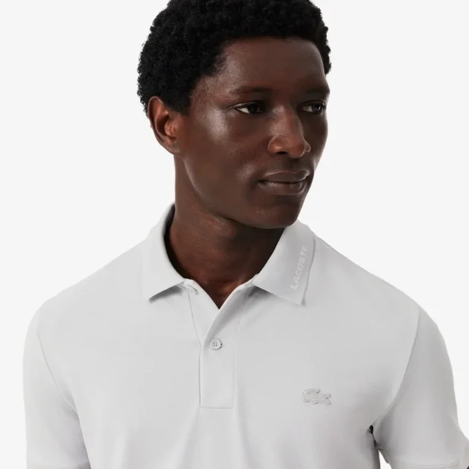 Polo Slim Fit en piqué griffé Polo Slim Fit en piqué griffé