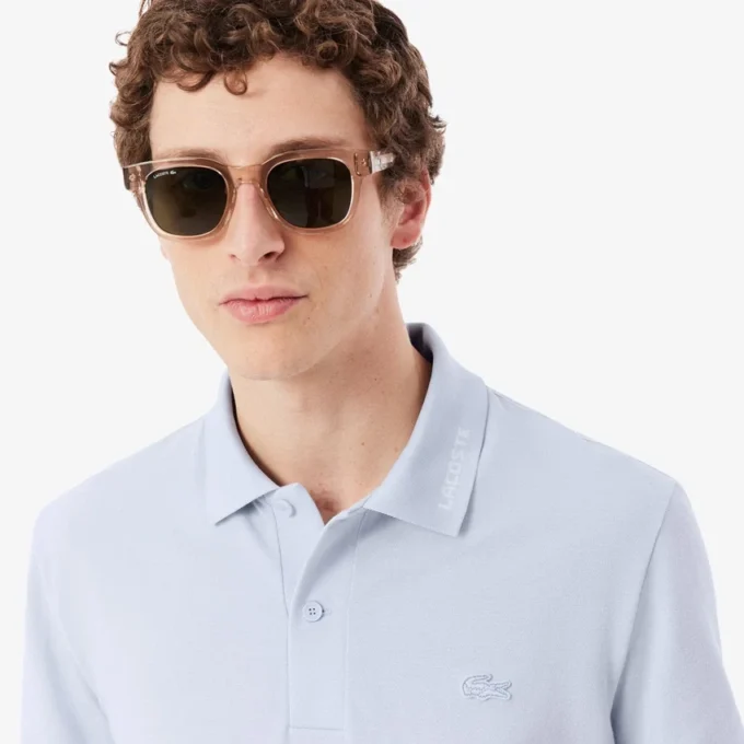 Polo Slim Fit en piqué griffé Polo Slim Fit en piqué griffé
