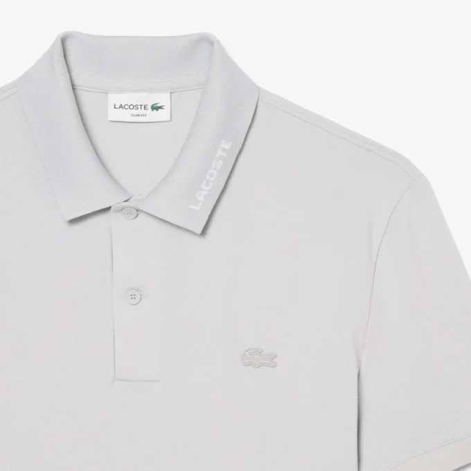 Polo Slim Fit en piqué griffé Polo Slim Fit en piqué griffé