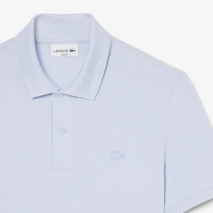 Polo Slim Fit en piqué griffé Polo Slim Fit en piqué griffé