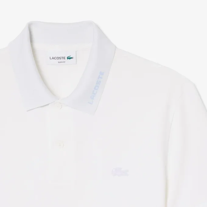Polo Slim Fit en piqué griffé Polo Slim Fit en piqué griffé