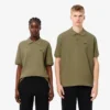 Polo unisexe ample L.12.12 avec écusson Piqua