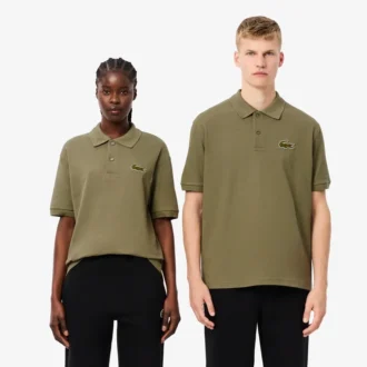 Polo unisexe ample L.12.12 avec écusson Piqua