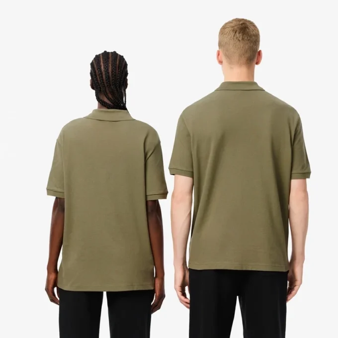 Polo unisexe ample L.12.12 avec écusson Piqua