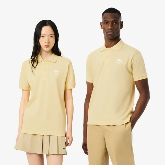 Polo unisexe coupe classique avec imprimé signature L.12.12 Polo unisexe coupe classique avec imprimé signature L.12.12