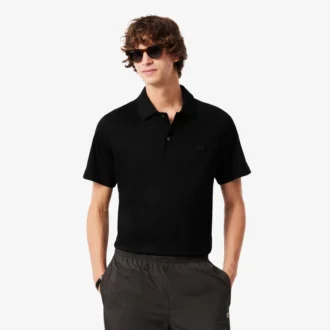 Polos brodés à col ouvert Paris Classic Fit pour homme