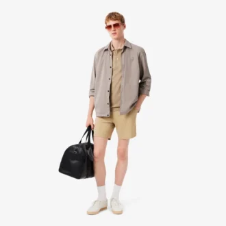 Polos brodés à col ouvert Paris Classic Fit pour homme
