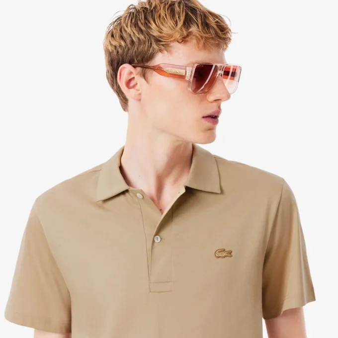 Polos brodés à col ouvert Paris Classic Fit pour homme Polos brodés à col ouvert Paris Classic Fit pour homme
