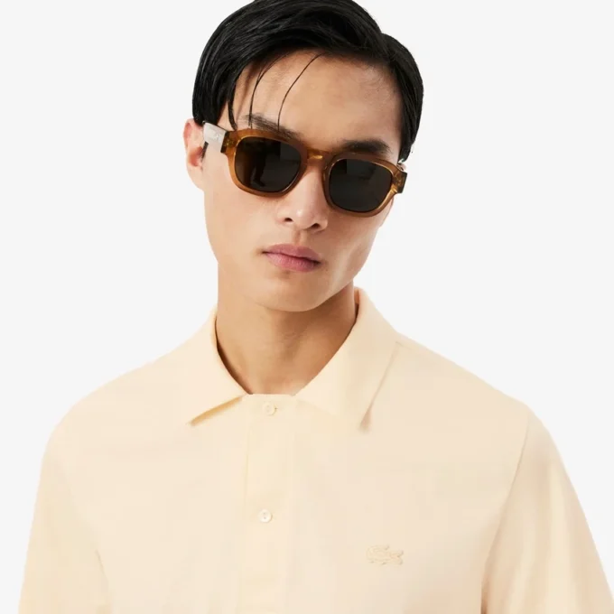 Polos brodés à col ouvert Paris Classic Fit pour homme Polos brodés à col ouvert Paris Classic Fit pour homme