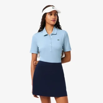 Polos de golf stretch slim fit anti-UV pour femme