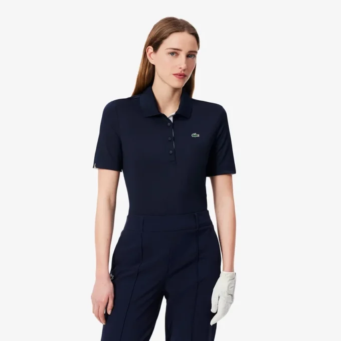 Polos de golf stretch slim fit anti-UV pour femme Polos de golf stretch slim fit anti-UV pour femme