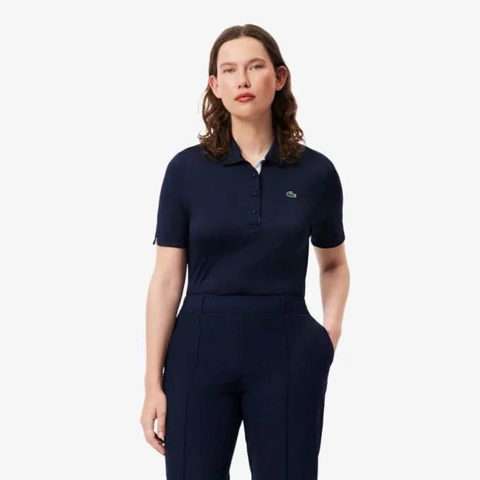 Polos de golf stretch slim fit anti-UV pour femme Polos de golf stretch slim fit anti-UV pour femme