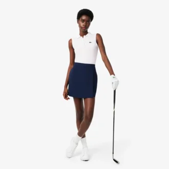 Polos de golf stretch slim fit anti-UV pour femme