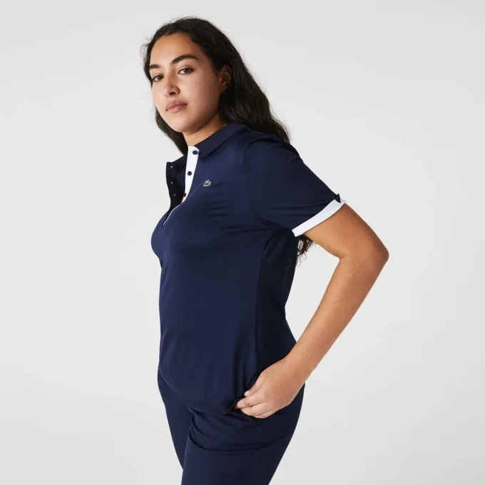 Polos de golf stretch slim fit anti-UV pour femme Polos de golf stretch slim fit anti-UV pour femme
