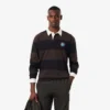 Polos de rugby rayés coupe décontractée pour homme Polos de rugby rayés coupe décontractée pour homme