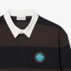 Polos de rugby rayés coupe décontractée pour homme Polos de rugby rayés coupe décontractée pour homme