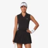 Polos de tennis sans manches en maille stretch pour femme Polos de tennis sans manches en maille stretch pour femme