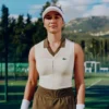 Polos de tennis sans manches en maille stretch pour femme Polos de tennis sans manches en maille stretch pour femme