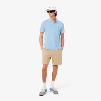 Polos en piqué Classic Fit pour homme avec crocodile en relief