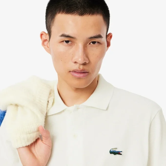Polos en piqué Classic Fit pour homme avec crocodile en relief Polos en piqué Classic Fit pour homme avec crocodile en relief