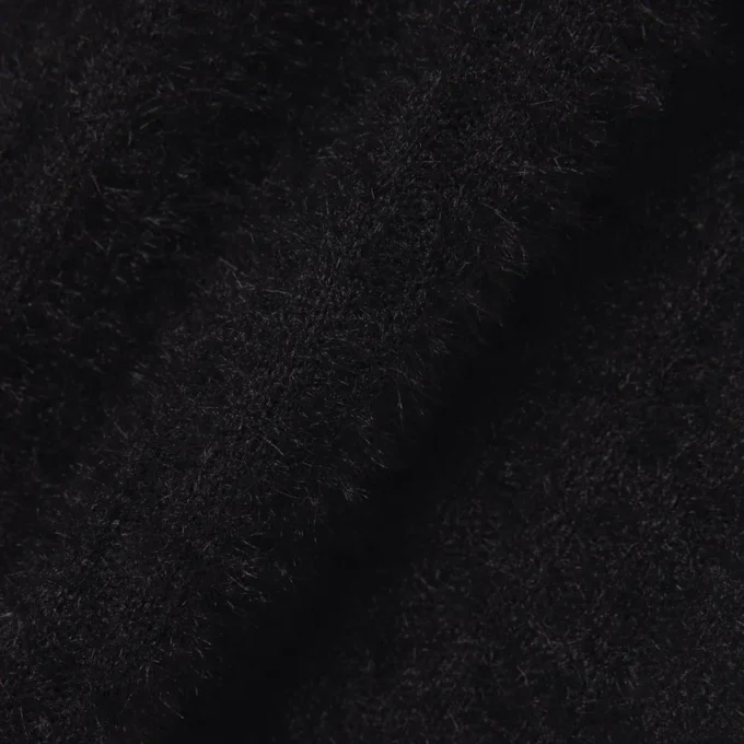 Polos femme slim fit en maille côtelée duveteuse Polos femme slim fit en maille côtelée duveteuse