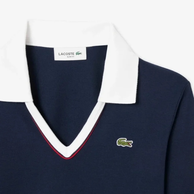 Polos femme slim fit à manches longues et finitions raffinées Polos femme slim fit à manches longues et finitions raffinées