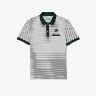 Polos Mini Piqué rayé coupe classique pour homme
