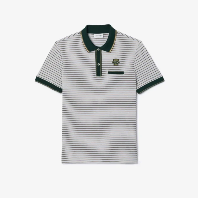 Polos Mini Piqué rayé coupe classique pour homme Polos Mini Piqué rayé coupe classique pour homme