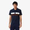 Polos Petit Piqué à blocs de couleur pour homme, coupe classique Polos Petit Piqué à blocs de couleur pour homme, coupe classique