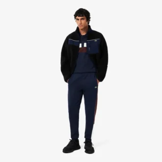 Polos Petit Piqué à blocs de couleur pour homme, coupe classique