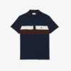 Polos Petit Piqué à blocs de couleur pour homme, coupe classique Polos Petit Piqué à blocs de couleur pour homme, coupe classique