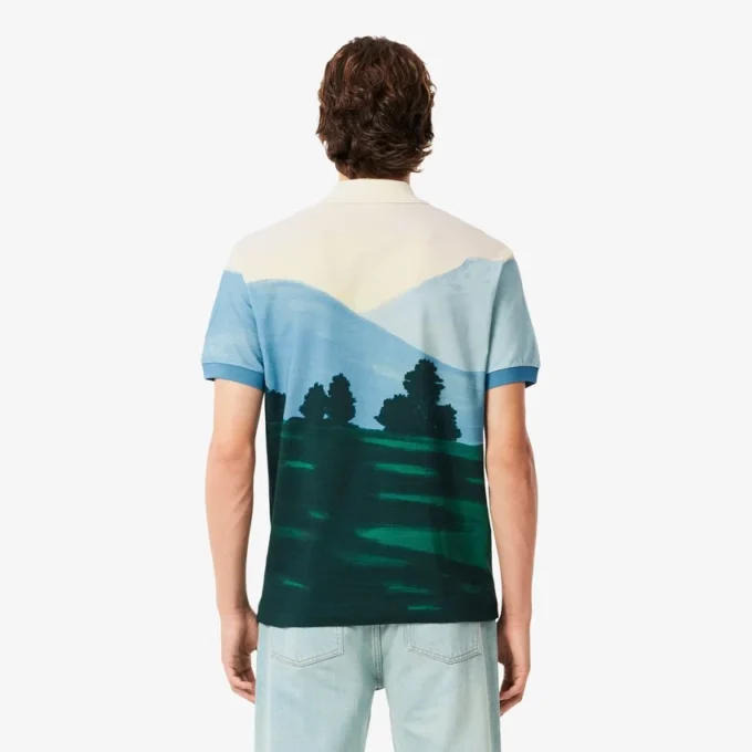 Polos Petit Piqué imprimés coupe classique pour homme Polos Petit Piqué imprimés coupe classique pour homme