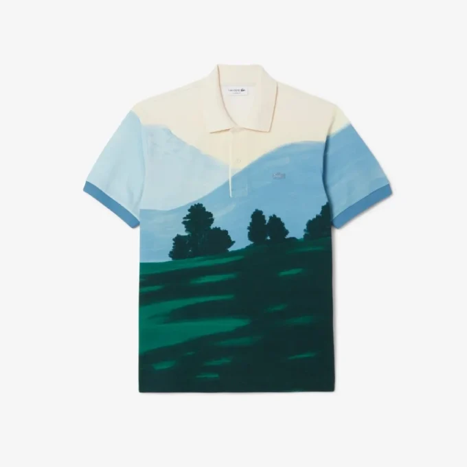 Polos Petit Piqué imprimés coupe classique pour homme Polos Petit Piqué imprimés coupe classique pour homme