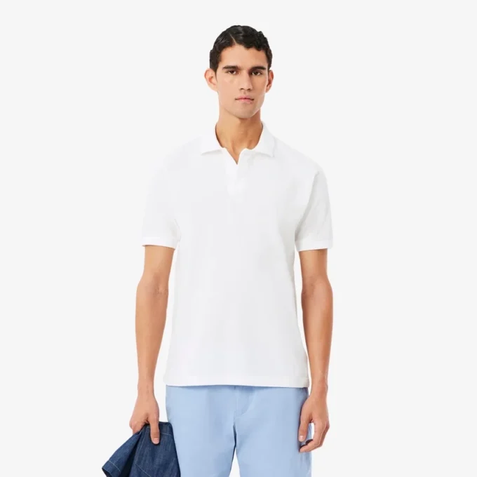 Polos Petit Piqué à la coupe classique avec détails brodés Polos Petit Piqué à la coupe classique avec détails brodés