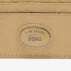 Porte-cartes en cuir monogrammé