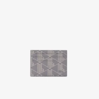 Porte-cartes en toile imprimée monogramme The Blend