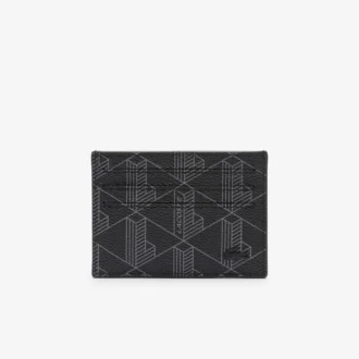 Porte-cartes en toile imprimée monogramme The Blend