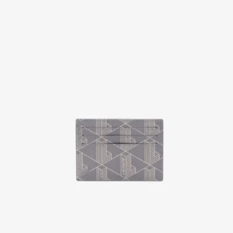 Porte-cartes en toile imprimée monogramme The Blend